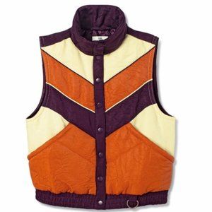 ANNA SUI For Target Retro Puffer Vest M